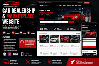 build custom classified car dealership  car marketplace site