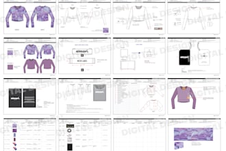 help you create tech pack for your fashion brand
