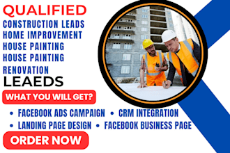 generate hot construction leads home improvement leads house renovation leads