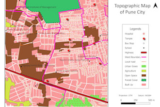 provide custom gis mapping solution using arcgis and qgis