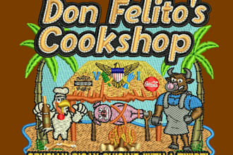 embroidery digitizing logo digitizing into dst pes emb