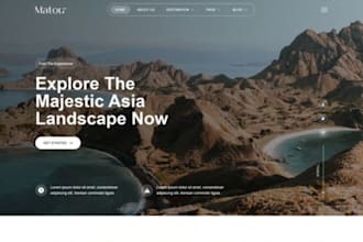 build wordpress travel agency and tour booking website, travel agency website