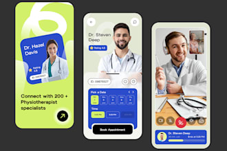 develop physiotherapy app, ai fitness app, ai pharmacy app, ai telemedicine app