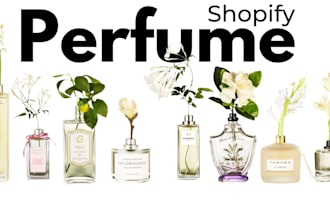 design sleek perfume ecommerce website perfume shopify store fragrance website