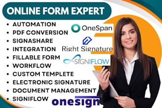 setup rightsignature onesign onespan sign docuware signify easysign signashare