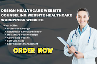 design healthcare website counseling website healthcare wordpress website