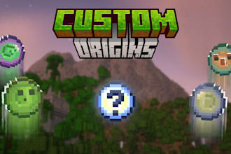 create a custom minecraft origin for you