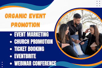 promote your eventbrite, ticketbooking, event marketing, church promotion