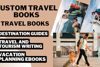 write travel books for amazon kindle, trip guides, travel articles and ebooks