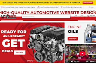 build high selling automotive shopify store automotive store automotive website