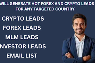 generate hot forex and crypto leads for any targeted country