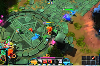 develop a moba game, mmorpg game, rpg game, open world game