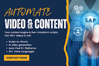 ai video content automation using n8n workflows, zapier, eleven labs runway