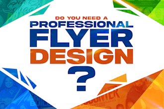 design a church flyer, postcard, event or social media flyer