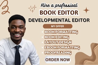 do book editing and proofreading, developmental line editor novel poetry article