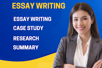 write urgent essay writing, business essay, case study, summary reports