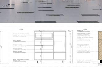 transform your furniture into detailed technical drawings