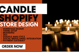 design candle lantern lighting wax soap shopify website
