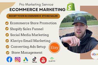 promote and market your shopify ebay etsy link or any website to increase sales