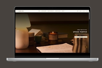 design candle lighting shopify store candle website  candle dropshipping