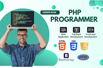 be your PHP programmer develop and fix wordpress issues, errors and bugs
