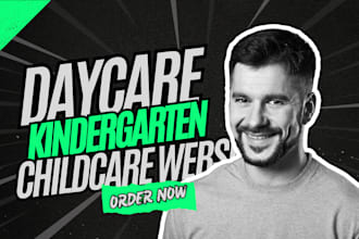 daycare childcare learning preschool educational childhood kindergarten website
