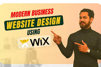 develop wix website, design or redesign business wix website