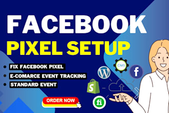 set up facebook meta pixel to enable conversion tracking and fix pixel issue