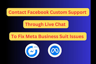 contact meta facebook support team through live chat to fix bm ad account issues