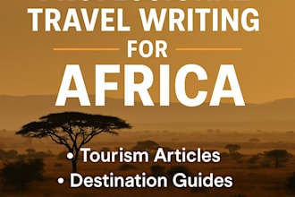 south african SEO destinations articles and blog posts