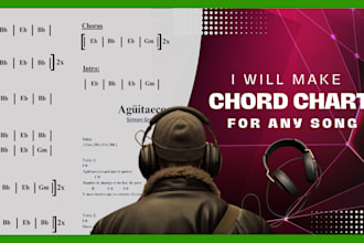 make chord chart for any song