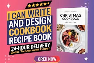 write delicious recipes  cookbook recipe book for for amazon KDP