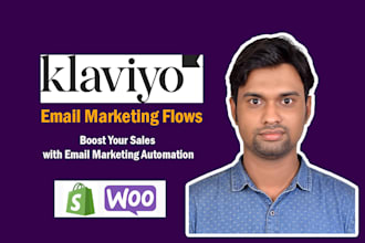 setup email marketing flows in klaviyo for ecommerce