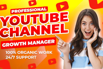 be your youtube channel growth manager