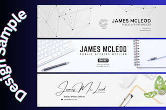 design  linkedin cover, social media, facebook cover, and youtube headers