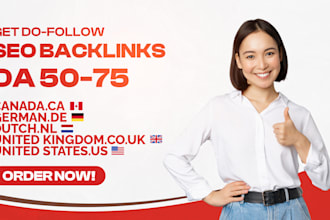 make backlinks for german, canada, netherlands UK, and USA