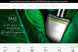 design perfume website cologne store scents shopify store fragrance dropshipping