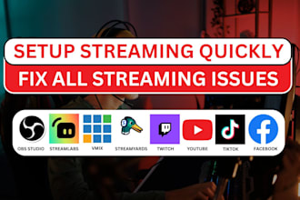 speedily resolve streaming issues and setup obs streamlabs