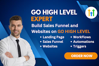 be your gohighlevel expert for sales funnel and clickfunnels design