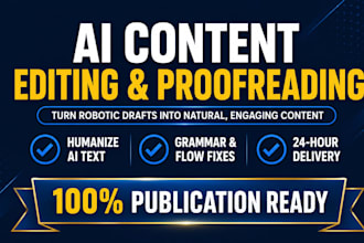 proofread, edit, and polish your content for readability