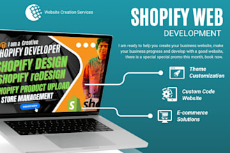 do shopify wordpress wix website customization and free products