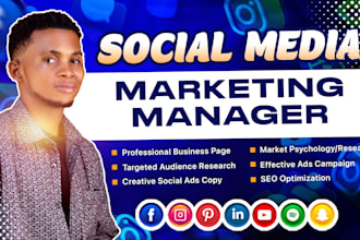do social media marketing, facebook ads, instagram ads and shopify manager