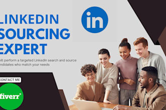do linkedin sourcing for targeted candidate outreach and hiring