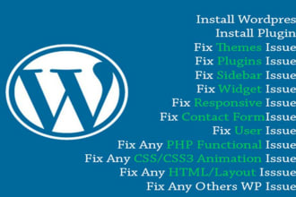 fix wordpress errors or wordpress issues fast