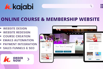 kajabi website design, kajabi sales funnel, kajabi landing page, kajabi expert