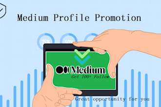 do massive promotion for your medium profile