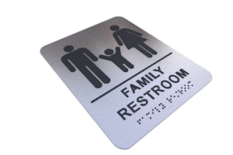 signage design and and its 3d rendering