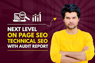 do advanced on page and technical SEO optimization for wordpress shopify wix