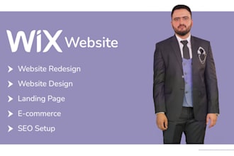 design wix ecommerce website or redesign wix website design