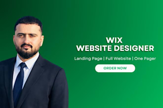design wix ecommerce website or redesign wix website design